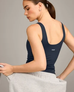 SoftMotion™ Scoop Neck Vest with Grey Logo