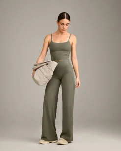 SoftMotion™ Straight Leg Bottoms with Grey Logo