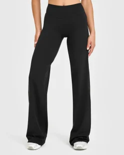 SoftMotion™ Straight Leg Bottoms with White Logo