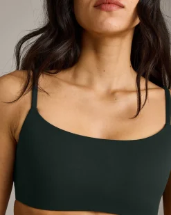 SoftMotion™ Strappy Sports Bra with Grey Logo