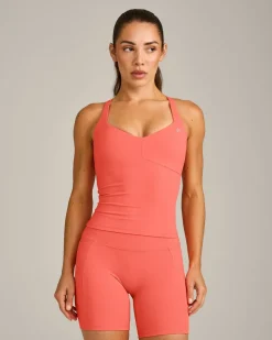 UnifiedMove™ T Back Mid Vest with Built in Bra Shelf with Reflective Logo