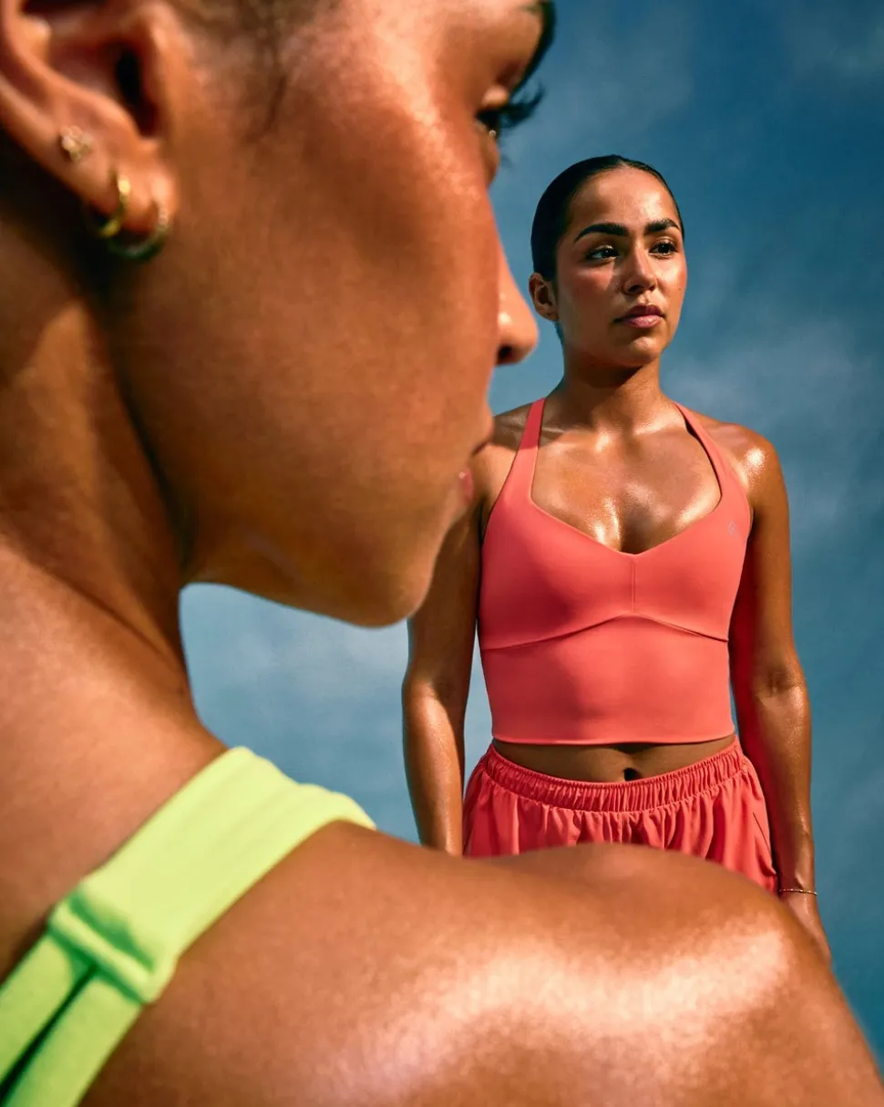UnifiedMove™ T Back Mid Vest with Built in Bra Shelf with Reflective Logo