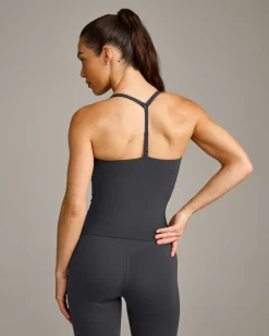 UnifiedMove™ T Back Mid Vest with Built in Bra Shelf with Reflective Logo