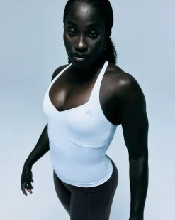 UnifiedMove™ T Back Mid Vest with Built in Bra Shelf with Reflective Logo