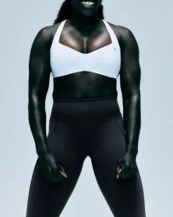 UnifiedMove™ T Back Minimal Bralette with Reflective Logo