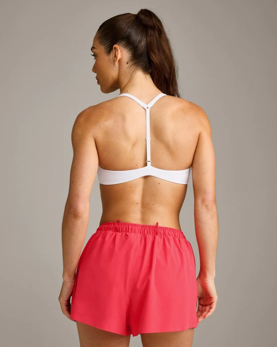 UnifiedMove™ T Back Minimal Bralette with Reflective Logo
