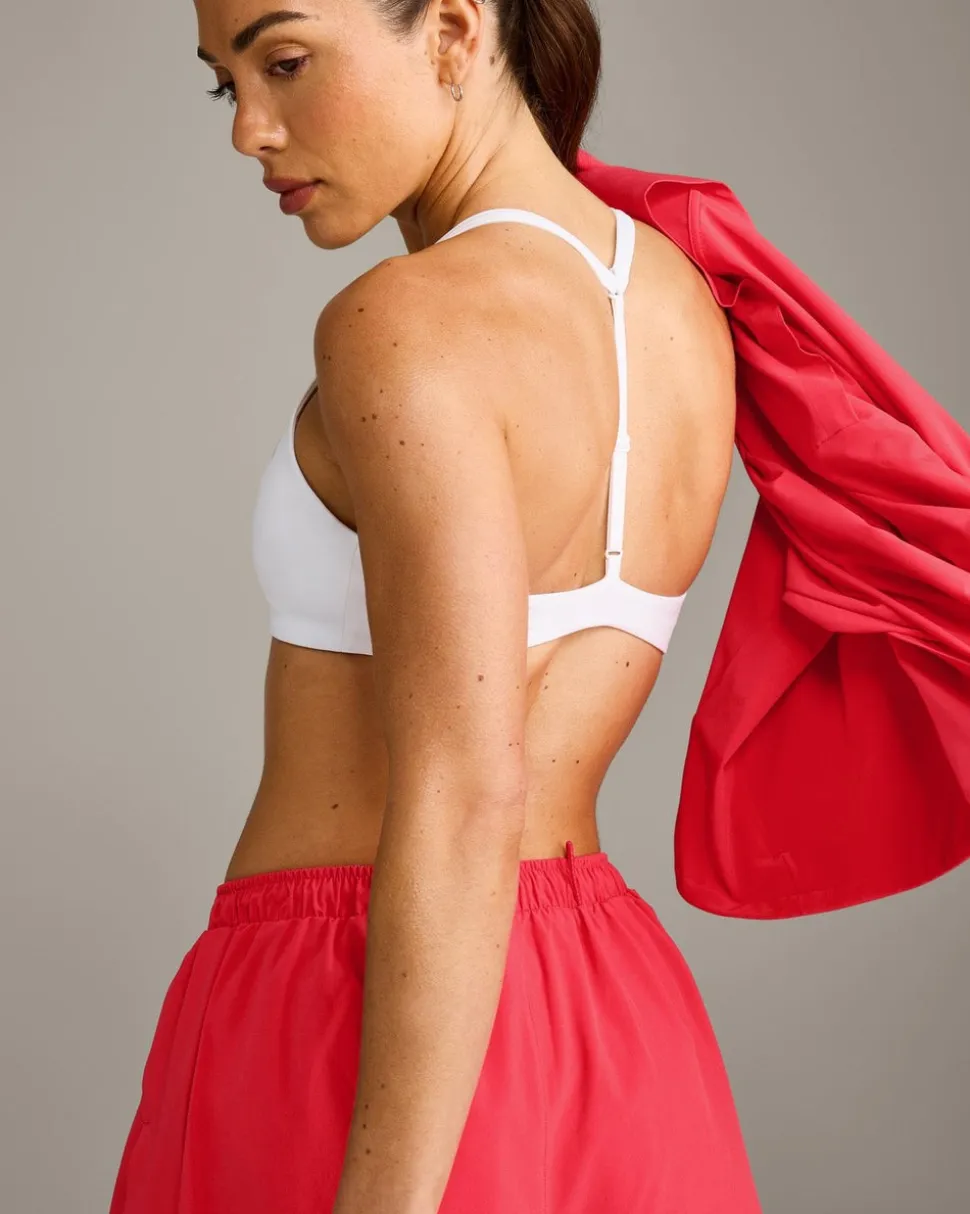 UnifiedMove™ T Back Minimal Bralette with Reflective Logo
