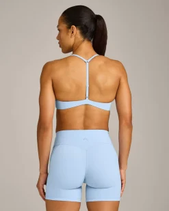 UnifiedMove™ T Back Minimal Bralette with Reflective Logo
