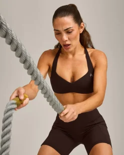 UnifiedMove™ T Back Minimal Bralette with Reflective Logo